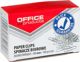 Office Products Συνδετήρες Γραφείου Στρογγυλοί, 33mm, 100τμχ, Ασημί
