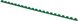 Office Products Χτένες Βιβλιοδεσίας Πλαστικές A4, 6mm, Χωρητικότητα 25 Φύλλα, 100 Τεμάχια, Πράσινο