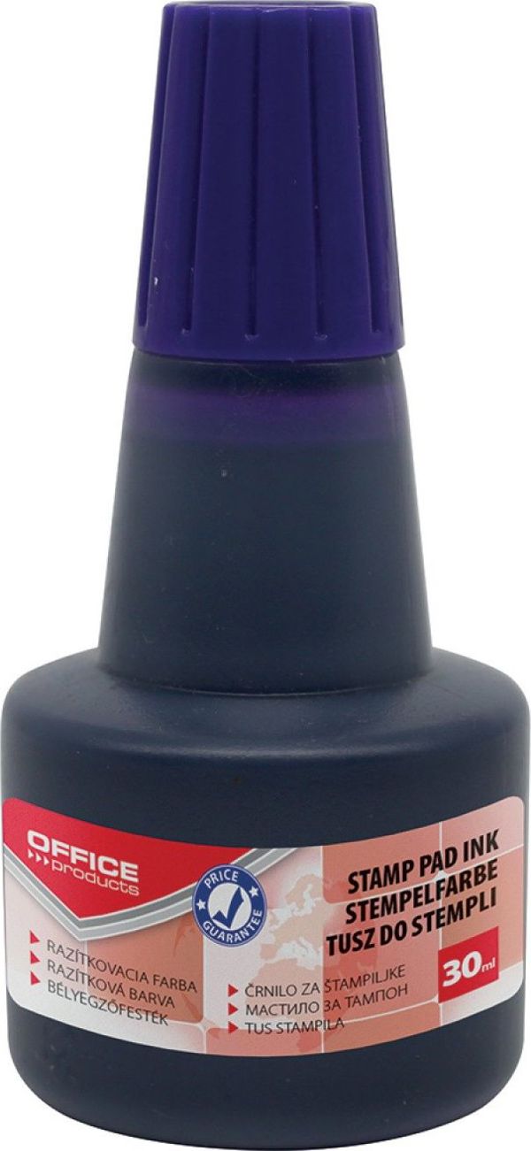 Office Products Μελάνι Σφραγίδας, 30ml, Μωβ, Για Αυτόματες Σφραγίδες & Καουτσούκ