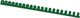Office Products Χτένες Βιβλιοδεσίας Πλαστικές, A4, 14mm, Χωρητικότητα 125 Φύλλα, Πράσινες, 100 Τεμάχια