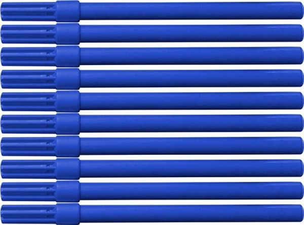 Office Products Μαρκαδόροι Γραφείου, 10 Τεμάχια, Μπλε, Μύτη 1mm, Μη Τοξικοί