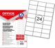 Ετικέτες Office Products A4 70x36mm λευκές (100)