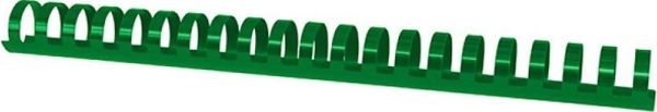 Office Products Πλαστικές Χτένες Βιβλιοδεσίας A4, 25mm, 240 Φύλλα, 21 Δαχτυλίδια, Πράσινες, 50 Τεμάχια