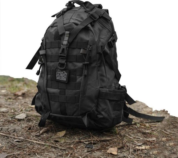 Offlander OFFLANDER ΤΟΥΡΙΣΤΙΚΟ ΣΑΚΙΔΙΟ ΕΠΙΒΙΩΣΗΣ TREKKER 25L ΜΑΥΡΟ
