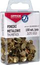Office Products Μεταλλικές Πινέζες, 150 Τεμάχια, Χρυσές