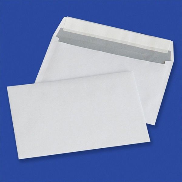 Office Products Φάκελοι Αλληλογραφίας C6 με Σιλικονούμενη Ταινία, 80gsm, Λευκοί, 1000τμχ