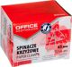 Office Products Συνδετήρες Σταυροειδείς 65mm, Ασημί, 12 Τεμάχια