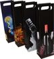 Τσάντα για αλκοόλ Office Products, πλαστικοποιημένη, 12x8x41,5cm, με λαβή, διάφορα σχέδια