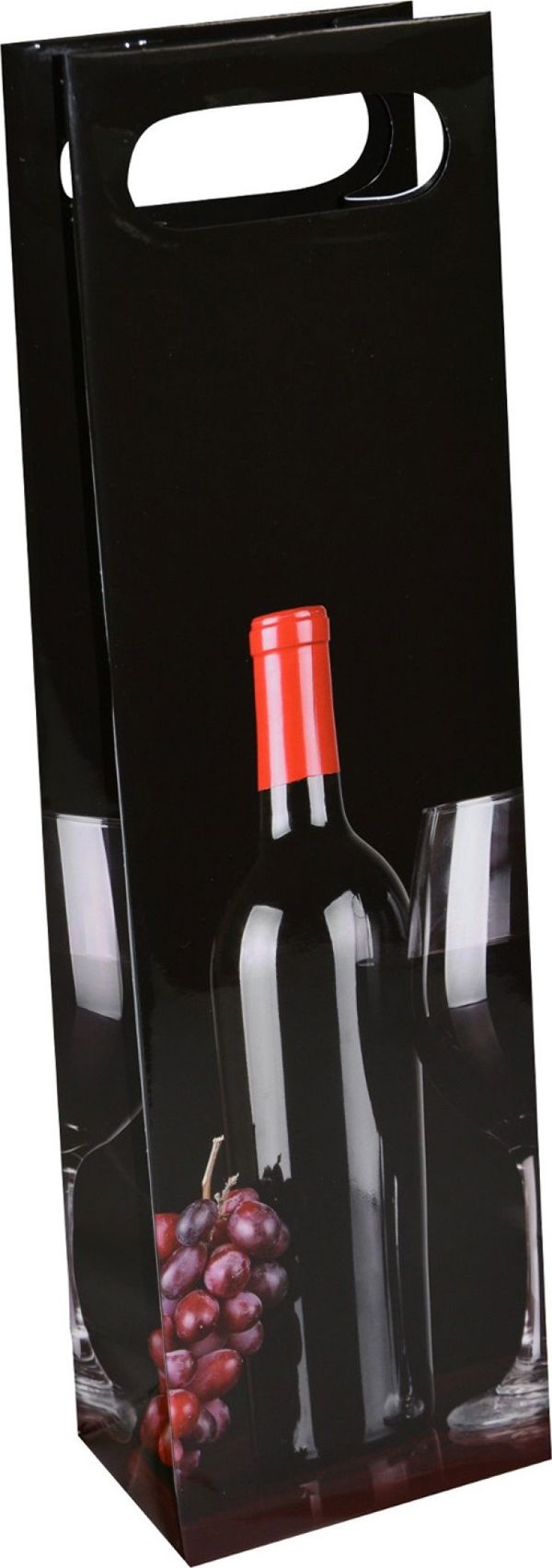 Τσάντα για αλκοόλ Office Products, πλαστικοποιημένη, 12x8x41,5cm, με λαβή, διάφορα σχέδια