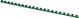 Office Products Χτένες Βιβλιοδεσίας A4, 8mm, Χωρητικότητα 45 Φύλλα, 100 Τεμάχια, Πράσινο
