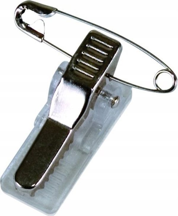Κλιπς αναγνωριστικών Office Products OFFICE PRODUCTS, με παραμάνα, 12x30x16mm, 100τμχ.