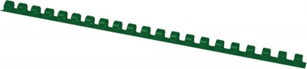 Office Products Χτένες Βιβλιοδεσίας Πλαστικές A4, 10mm, 65 Φύλλα, 100 Τεμάχια, Πράσινο Χρώμα
