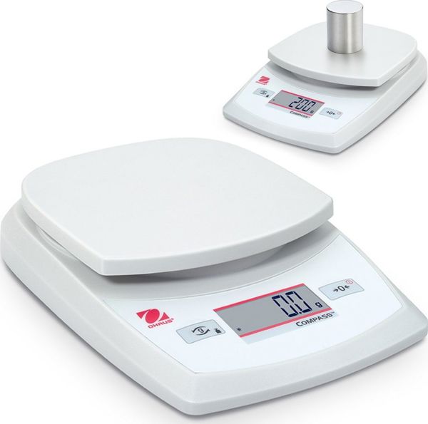 Ohaus Compass CR5200 Ζυγαριά Εργαστηριακή Τεχνική, 5200g / 1g, με Μπαταρίες