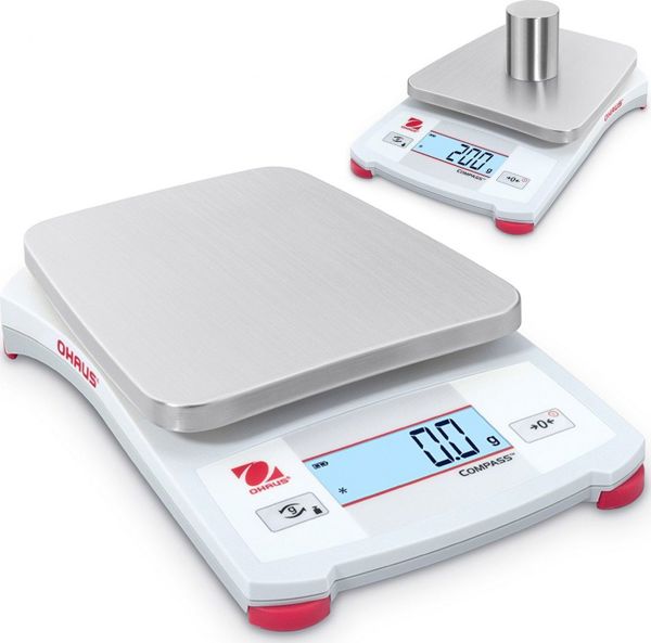 Ohaus Ζυγαριά Ακριβείας Compass CX5200, 5200g / 1g, Τεχνική Ζυγαριά Ελέγχου με Περίβλημα ABS