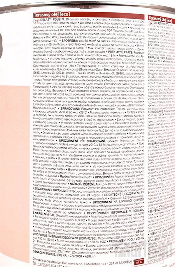 Bondex Λάδι Προστασίας Ξύλου Bangkirai για Κήπο, Εντατικής Περιποίησης, 2.5L