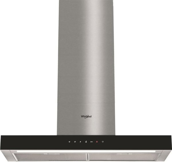 Whirlpool WHBS62FLTK/1 Απορροφητήρας Καμινάδα 59.8cm, 390m3/h, 3 Ταχύτητες, Ανοξείδωτο Ατσάλι