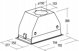 Okap Cata CATA | Hood | GC DUAL A 75 XGWH | Canopy | Energy efficiency class A | Plotis 79.2 cm | 820 m³/h | Touch control | LED | Baltas glass