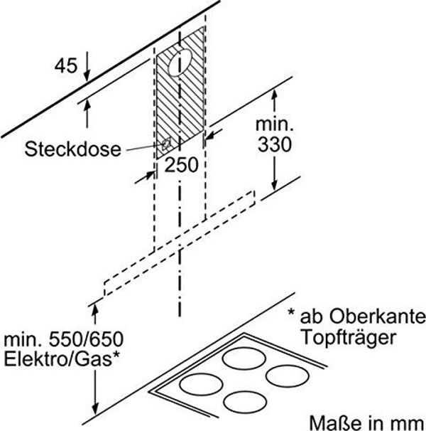 Κουκούλα Bosch DWB96BC50 6067528 4242005036097