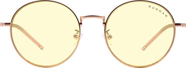 Okulary Gunnar GUNNAR Optiks Ellipse Computer-Brille - Amber Glas, roségold