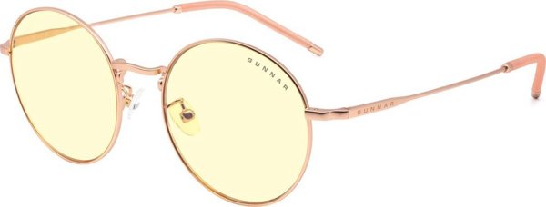 Okulary Gunnar GUNNAR Optiks Ellipse Computer-Brille - Amber Glas, roségold