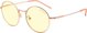 Okulary Gunnar GUNNAR Optiks Ellipse Computer-Brille - Amber Glas, roségold
