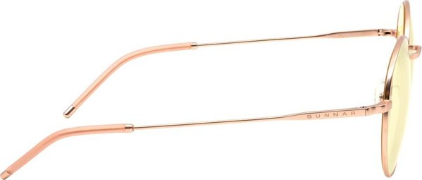 Okulary Gunnar GUNNAR Optiks Ellipse Computer-Brille - Amber Glas, roségold