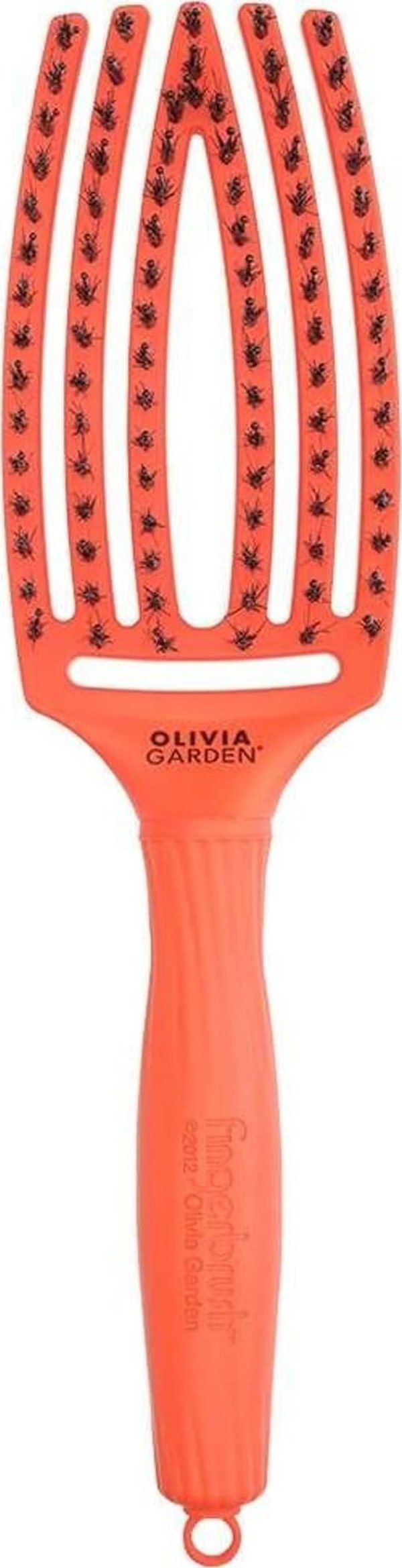 Olivia Garden OLIVIA GARDEN_Finger Brush On the Road Again βούρτσα μαλλιών Yellow Sunshine