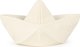 Oli&Carol Oli&Carol Βρεφικό μασητικό Origami Boat White, 0+