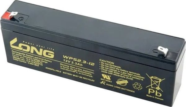 Μπαταρία μολύβδου Avacom Long 12V 2,3Ah F1 (WPS2.3-12) (PBLO-12V002,3-F1A-1)