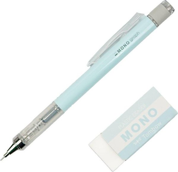 Μηχανικό μολύβι, Tombow Mono Graph 0,5mm παστέλ + γόμα