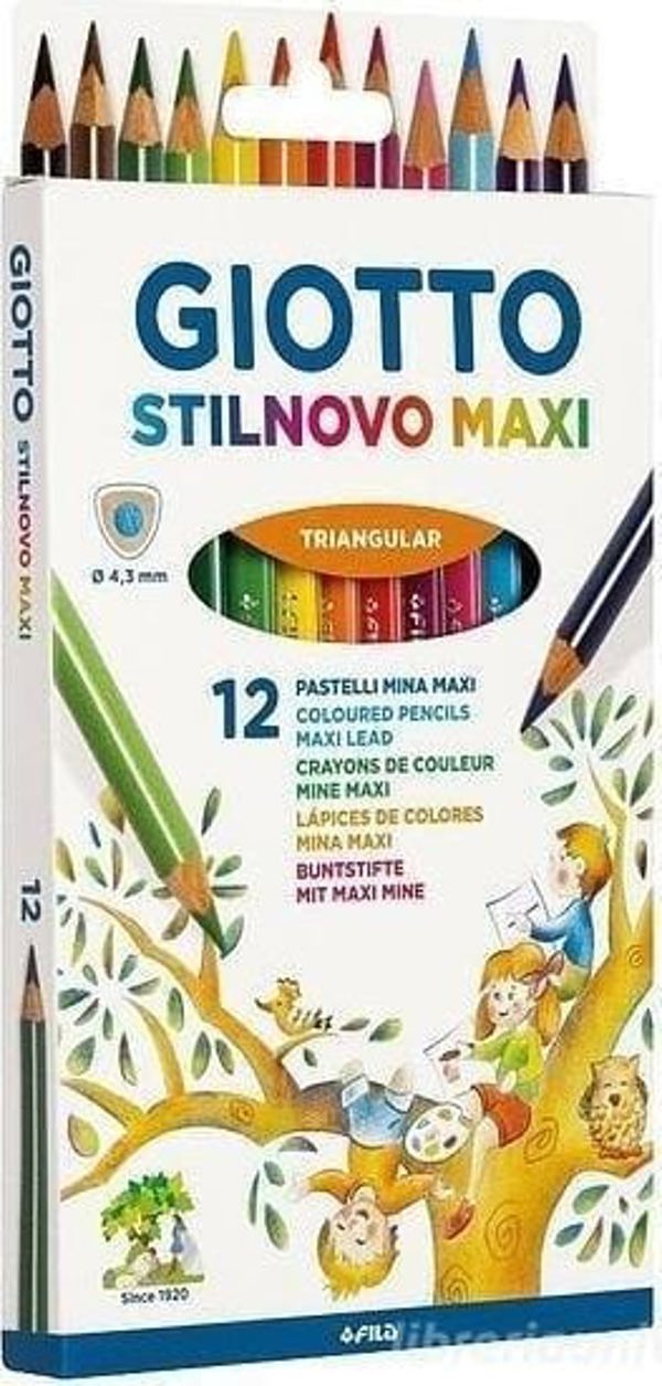Μολύβι Stilnovo Maxi 12 χρώματα