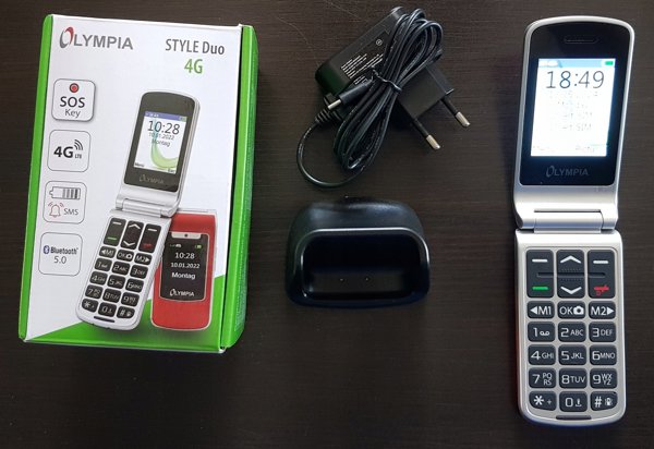 Olympia  Style Duo 4G red, RAM 48 MB