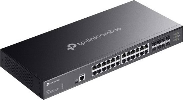 Omada 24-Port 10GBASE-T L2+ Managed Switch mit 8 x 10GE SFP
