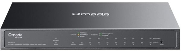 TP-Link Omada ES210GP-EASY Managed Switch 10-Port Gigabit με 8-Port PoE+