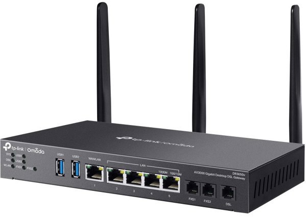 TP-Link Omada DR3220v-4G4G+ Cat6 Gigabit Rackmount DSL Gateway