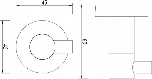 Omnires Omnires γάντζος MODERN PROJECT χρυσό MP60110GL