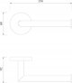 Omnires Omnires βάση χαρτιού τουαλέτας MODERN PROJECT χρυσό MP60510GL