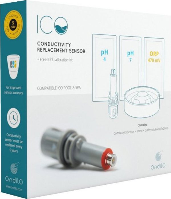 Ondilo ONDILO ICO – Αισθητήρας Αγωγιμότητας CT (Γκρι) + Σετ Βαθμονόμησης
