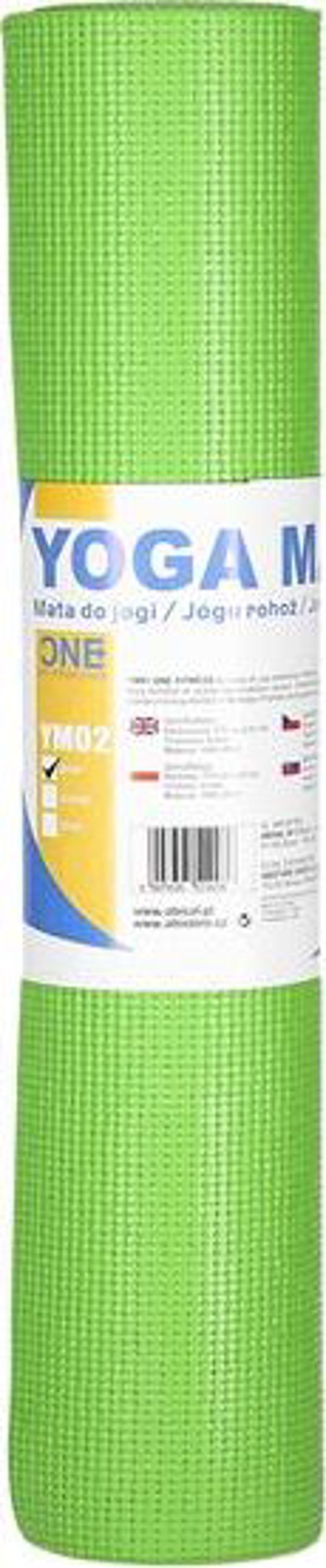 ONE FITNESS One πράσινο στρώμα για γιόγκα (YM02)