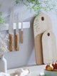 Opinel Σετ Μαχαιριών Trio Parallele Olive 002494 - 3 Τεμάχια με Λαβή από Ξύλο Ελιάς