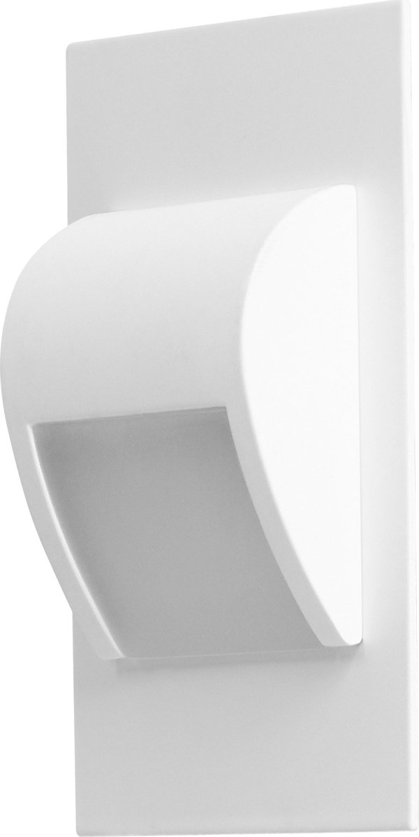 Φωτιστικό σκάλας Orno DRACO LED NEW 1,5W, φωτιστικό σκάλας εντοιχισμένο, 12VDC, 30lm, 6000K, λευκό, καινοτόμος τρόπος εγκατάστασης