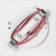 Φωτιστικό σκάλας Orno DRACO LED NEW 1,5W, φωτιστικό σκάλας εντοιχισμένο, 12VDC, 30lm, 6000K, λευκό, καινοτόμος τρόπος εγκατάστασης
