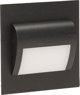 Φωτιστικό σκάλας Orno DRACO LED 1,2W, φωτιστικό σκάλας εντοιχισμένο, 12V DC, 100lm, 3000K, μαύρο