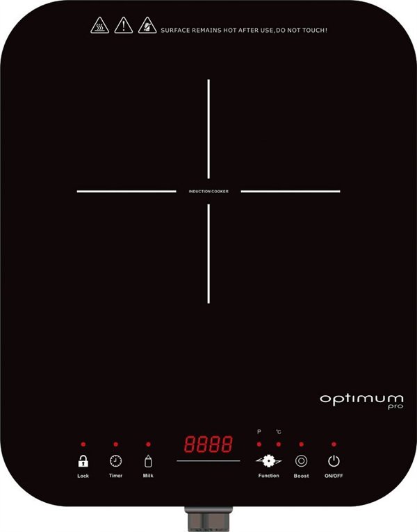 Optimum ΕΠΑΓΩΓΙΚΗ ΚΟΥΖΙΝΑ PX 1001 ΜΟΝΗ ΜΑΥΡΗ