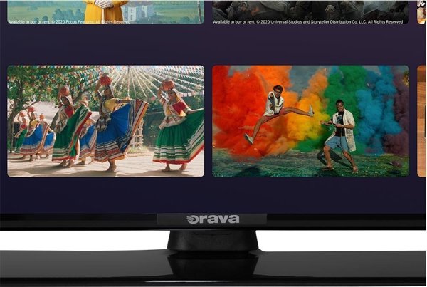 Orava 65" TV, 4K UHD 3840 x 2160, Android 11, Smart, LED, WiFi, Bluetooth, Netflix, Dolby Vision Atmos