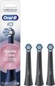 Oral-B iO Απαλές Ανταλλακτικές Κεφαλές Μαύρες 3 τεμ, μαύρο