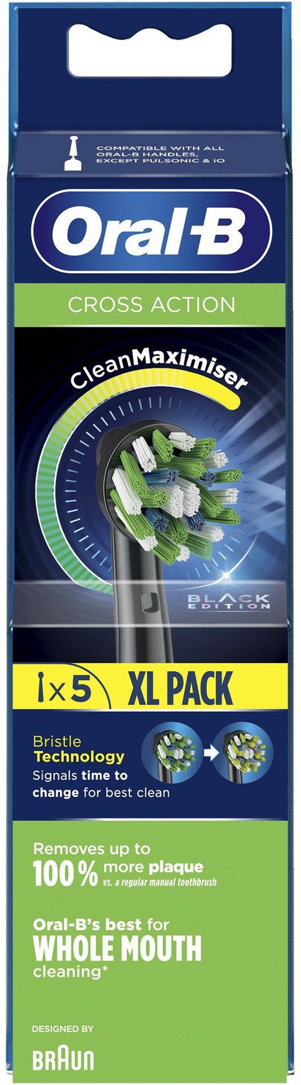 Oral-B CrossAction ανταλλακτική κεφαλή βουρτσών, 5 τεμ.