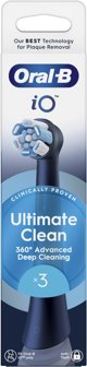 Oral-B iO Ultimate Clean Black ανταλλακτικές κεφαλές βουρτσών 3 τεμ., μαύρο