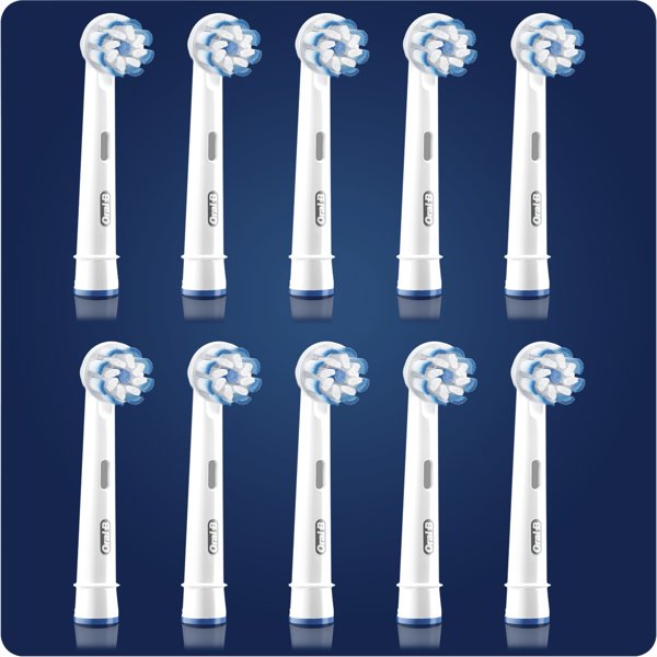 Oral-B Ανταλλακτικές κεφαλές βουρτσών Sensitive Clean, 10 τεμ.