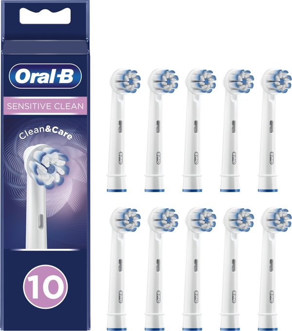 Oral-B Ανταλλακτικές κεφαλές βουρτσών Sensitive Clean, 10 τεμ.